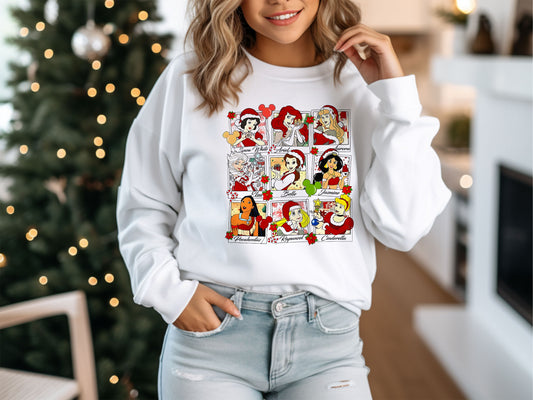 Disney Princess Christmas Trip Sweatshirt