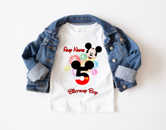 Mickey Mouse Birthday Family Shirt