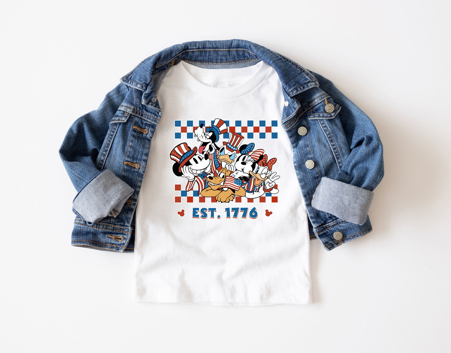 Disney 4th of July vintage Family Shirts