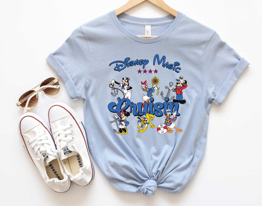 Camisas a juego familiares inspiradas en Disney del escuadrón de cumpleaños