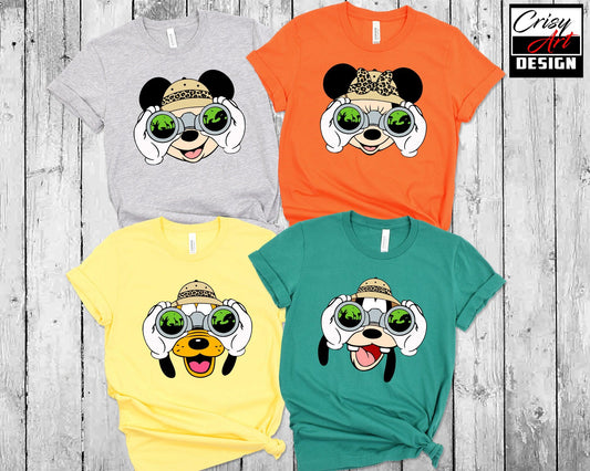 Disney safari Animal Kingdom matching shirts