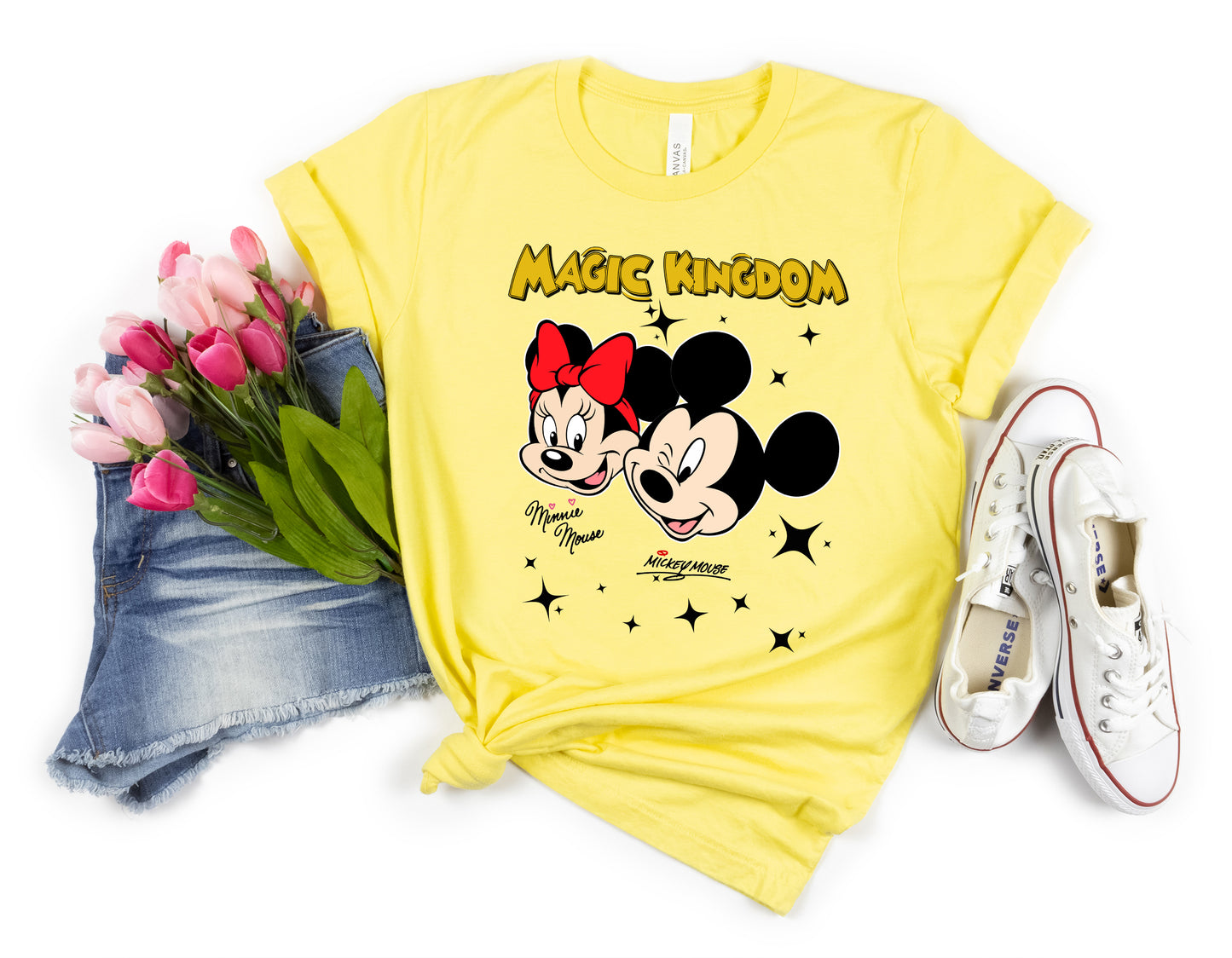 Camisas a juego familiares inspiradas en Disney del escuadrón de cumpleaños