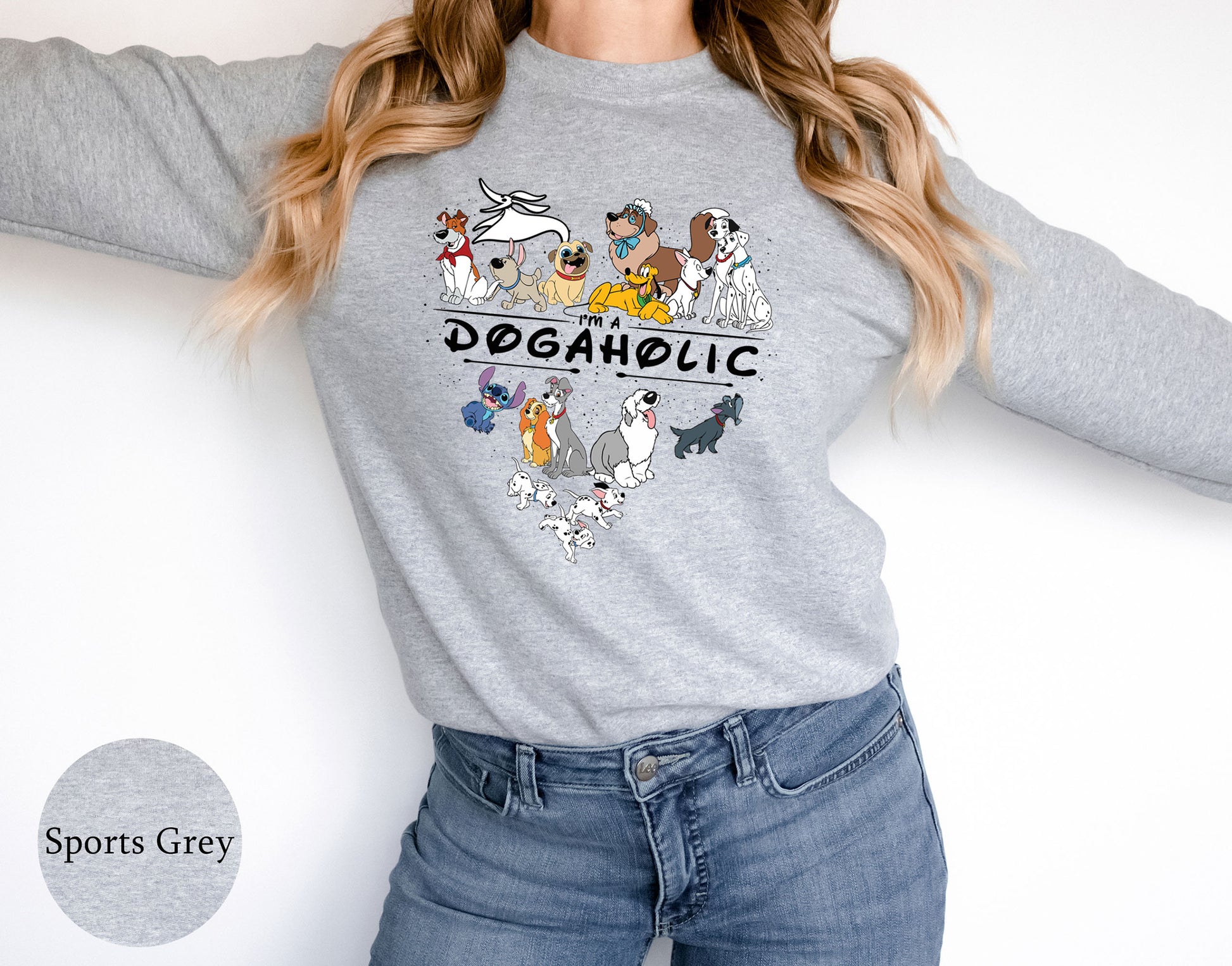 I am a Dogaholic Disney-Inspired Cute Sweatshirt