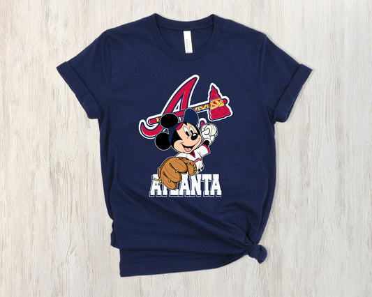 Atlanta Braves Disney baseball Shirt