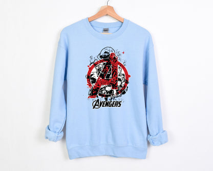 Marvel Avengers Superhero Sweatshirt, Avengers Birthday Gift