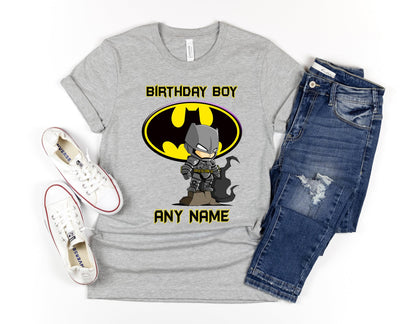 Custom Batman Birthday Shirt