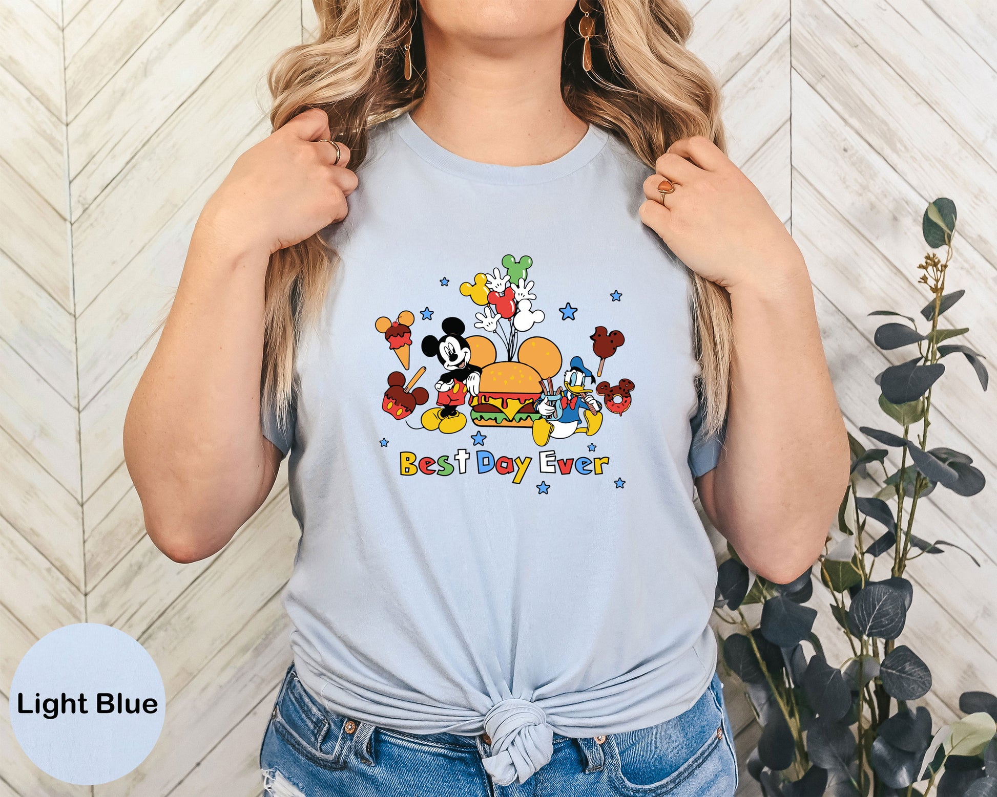 Mickey and Donald Snacking Around Shirt