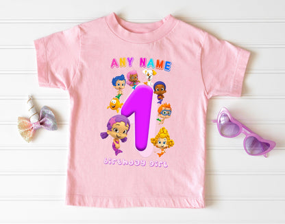 Bubble Guppies Birthday Family Matching Shirts