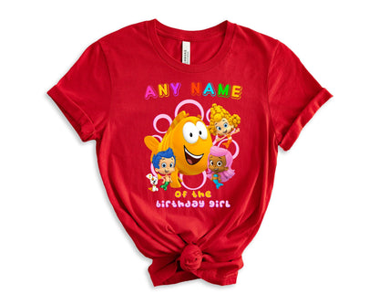 Bubble Guppies Birthday Family Matching Shirts