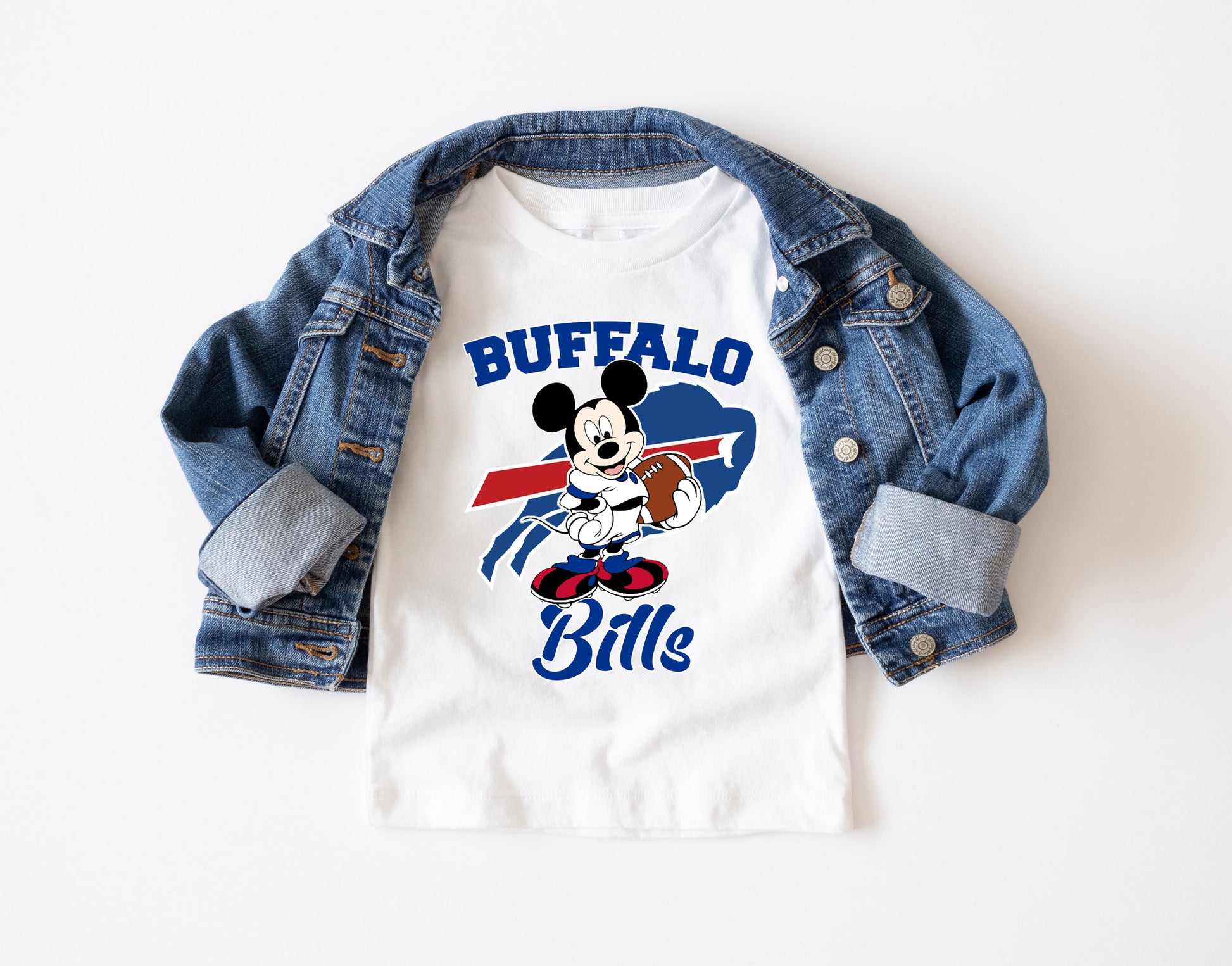 Buffalo Bills Mickey Mouse football Shirt