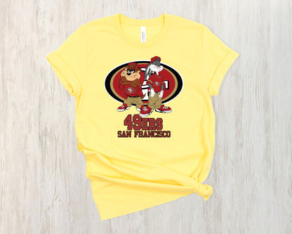 San Francisco 49ers Looney Tunes football Shirt