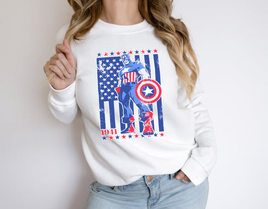 Vintage Captain America Sweatshirt