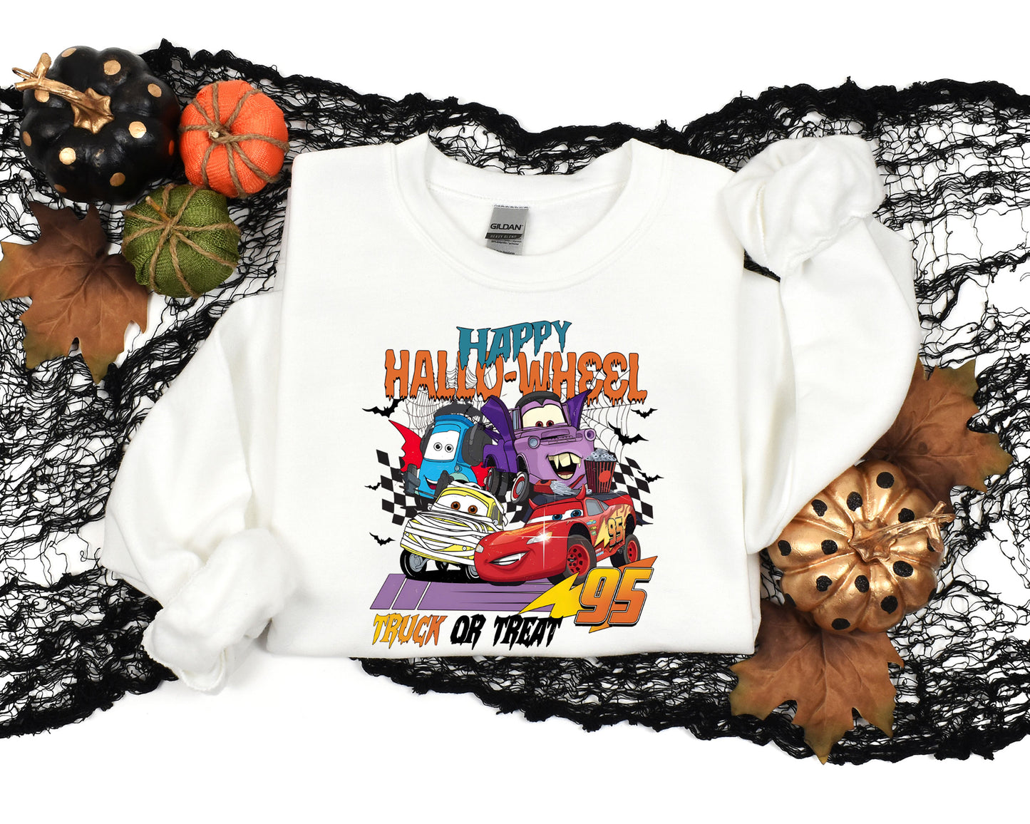 Disney Cars-Inspired Halloween Sweatshirt