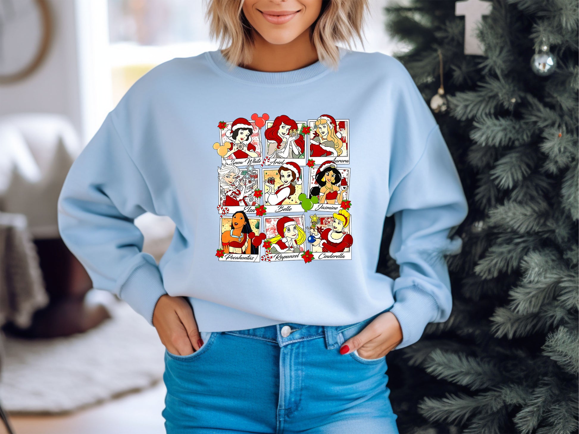 Disney Princess Christmas Trip Sweatshirt