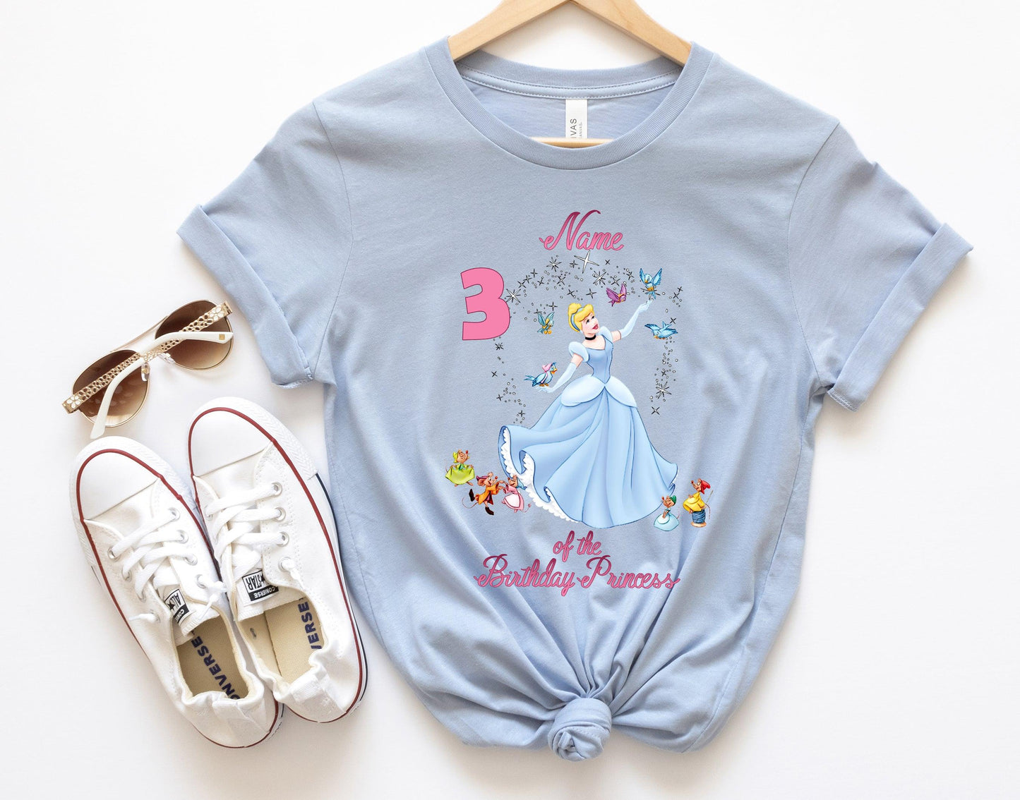 Disney Princess Birthday Family Shirt