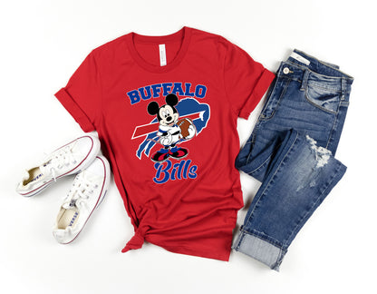 Buffalo Bills Mickey Mouse football Shirt