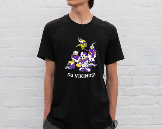 Minnesota Vikings Disney football Shirt, Mickey Sport T-shirt