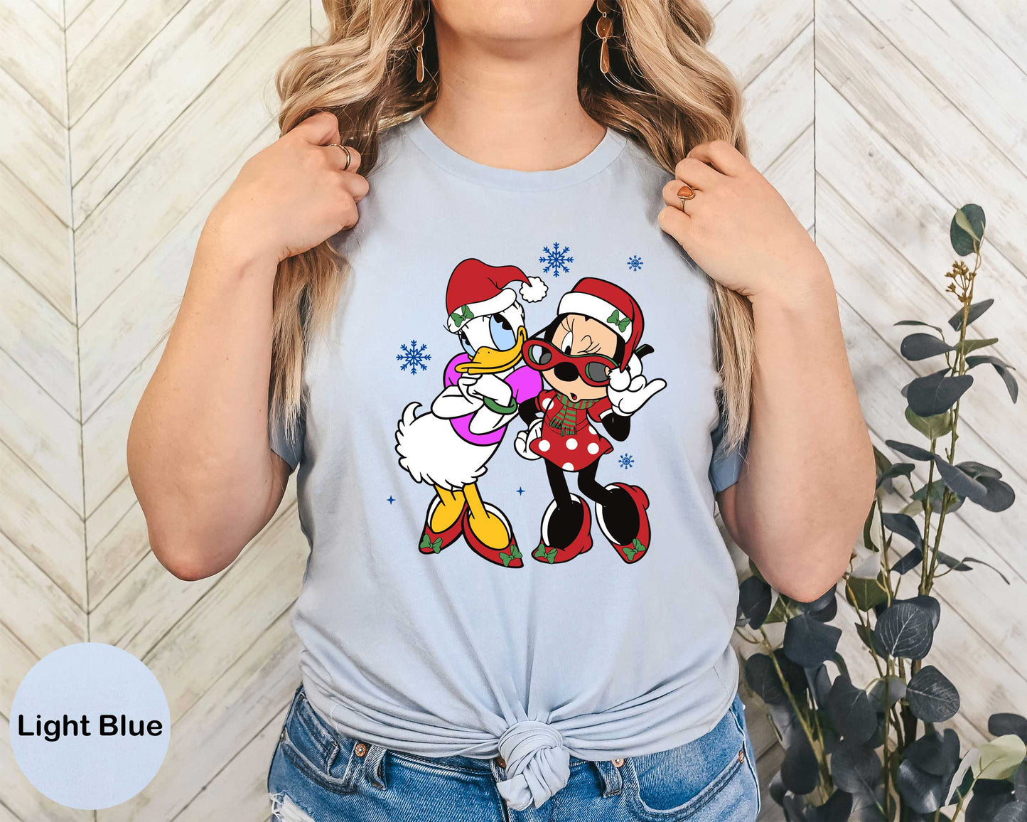 Minnie Mouse & Daisy Christmas Party Tee