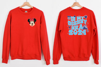 Cute Mickey & Minnie Two sides Cruise Family Matching Sweatshirts