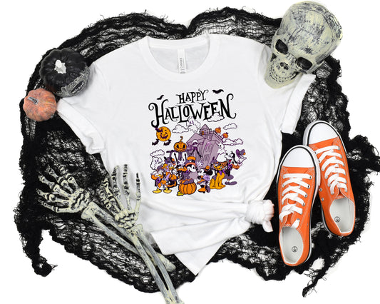 Vintage Happy Halloween Vacation Mickey & Friends Shirts