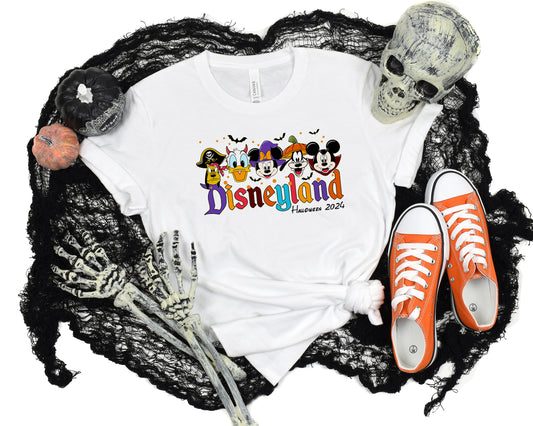 Mickey and Friends Disneyland Halloween Vacation Family Matching T-shirts