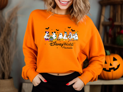 Mickey & Friends Ghost Mode Halloween Sweatshirt