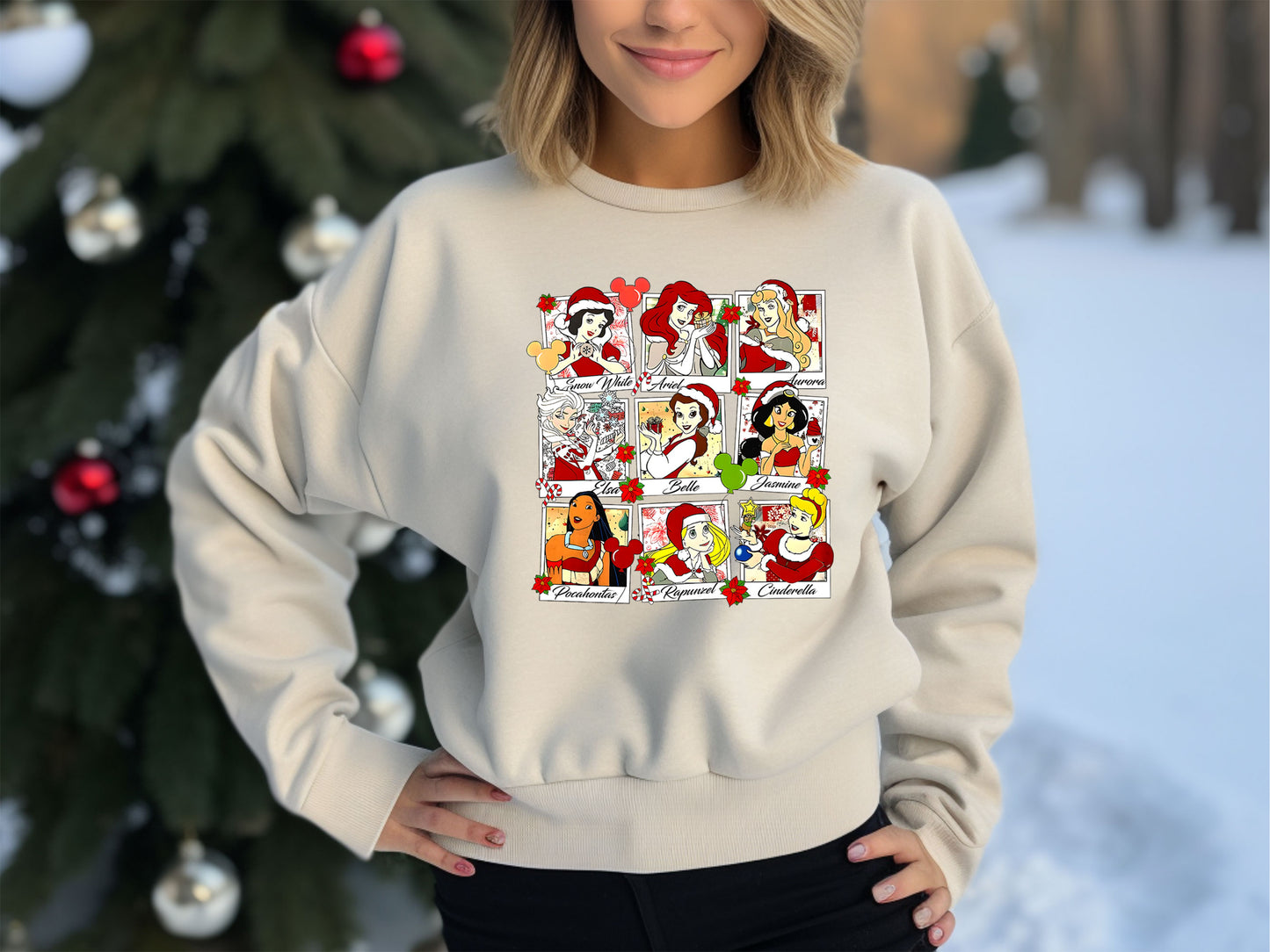 Disney Princess Christmas Trip Sweatshirt