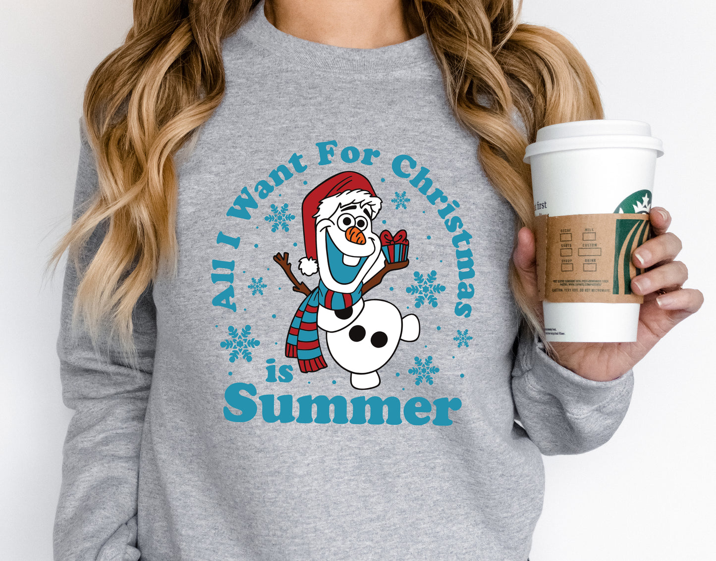 Cute Olaf Disney Frozen Sweatshirt