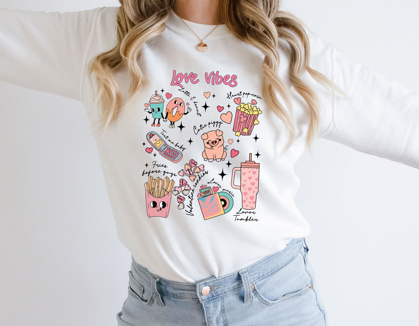 Love Vibes St. Valentine Day Sweatshirt