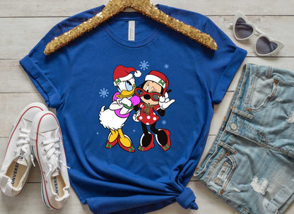 Minnie Mouse & Daisy Christmas Party Tee