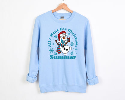 Cute Olaf Disney Frozen Sweatshirt