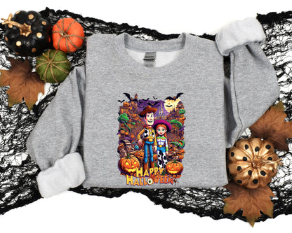 Disney Toy Story Halloween Vacation Family Tops, Woody & Jessie Sweatshirt for Halloween Adventures at Disney World