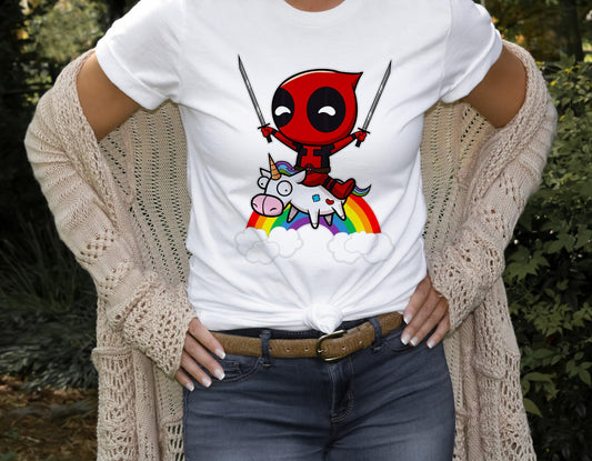 Cute Deadpool Unicorn Trendy Shirt