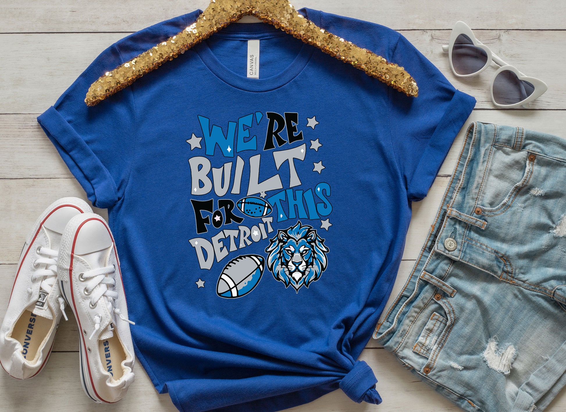 We're Built For This Detroit Lions Football Shirt