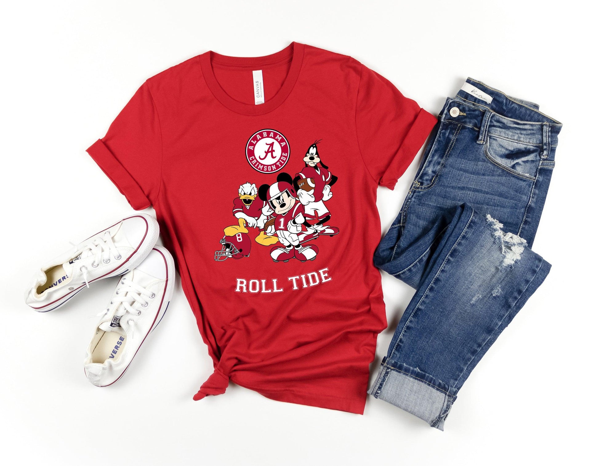 Alabama Crimson Tide Disney football Shirt