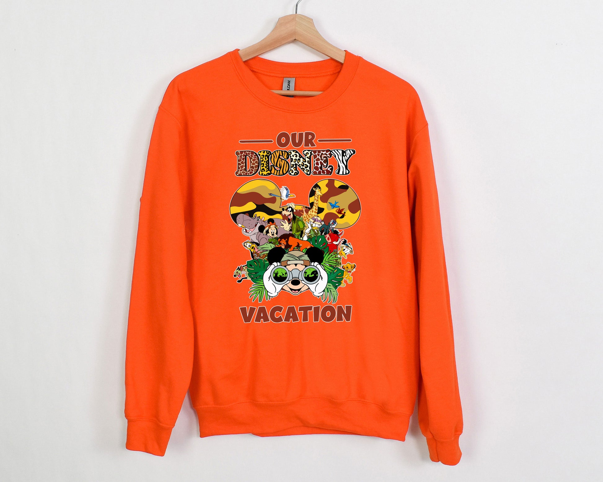 Disney Safari Animal Kingdom Family Sweatshirt, Wild Magic Trip Matching Tops