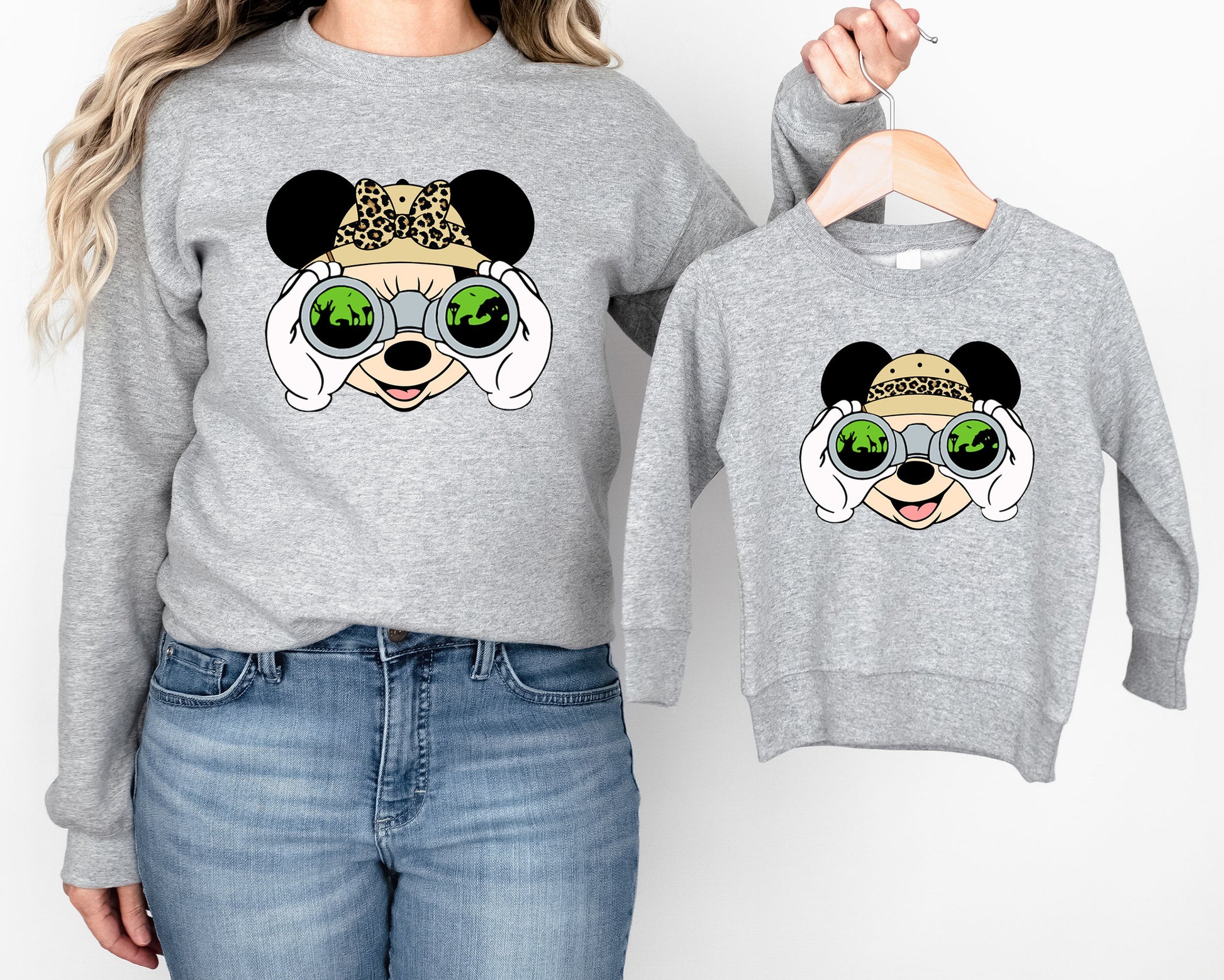 Disney Wild Trip Mickey Minnie Sweatshirt