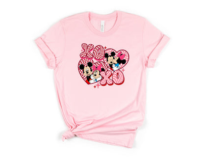 XOXO Mickey and Minnie Couple T-shirt