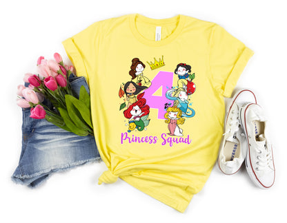 Birthday Princess Squad Cute Shirt