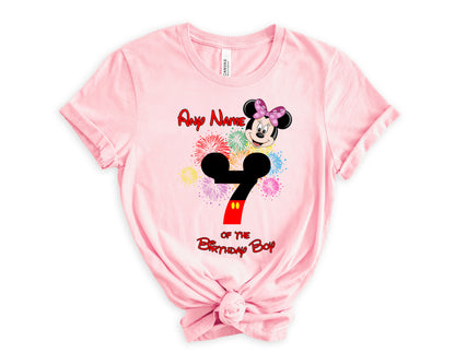 Disney world Birthday Family Shirt