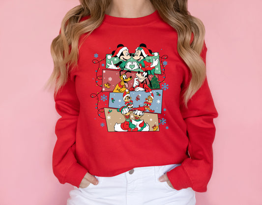 Disney Christmas Trip Matching Family Sweatshirt