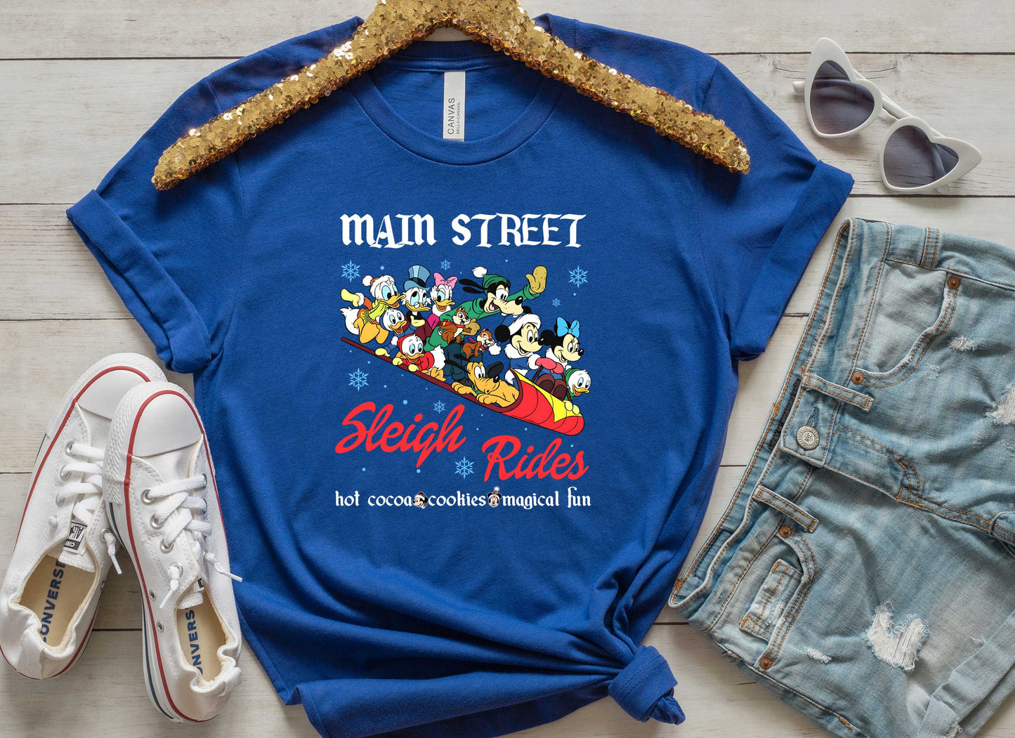 Main Street Sleigh Rides Christmas Shirt