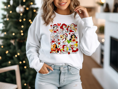 Disney Princess Christmas Trip Sweatshirt