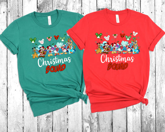 Mickey & Friends Christmas Squad Shirt