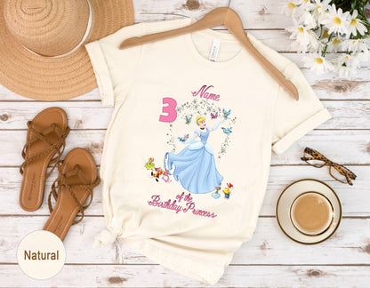 Disney Princess Birthday Family Shirt