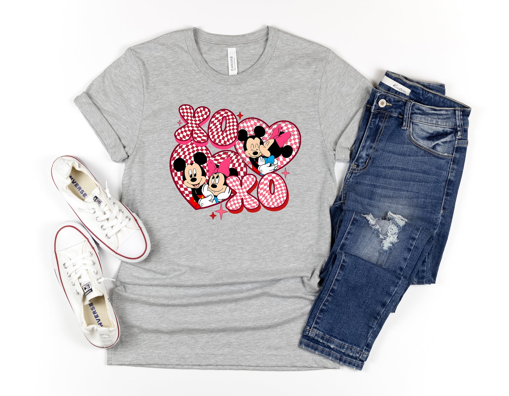 XOXO Mickey and Minnie Couple T-shirt