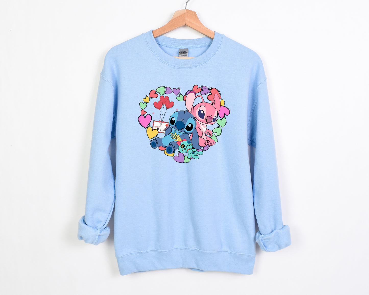 Lilo and Stitch St. Valentine's Day Sweatshirt