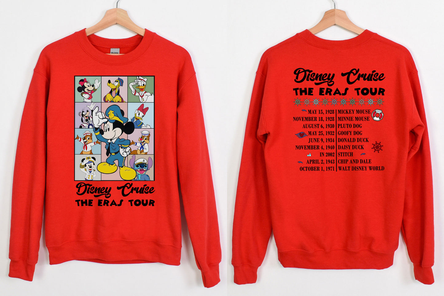 Disney Cruise The Eras Tour Family Matching Sweatshirts