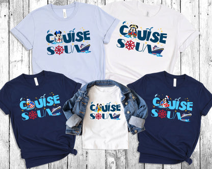 Disney Cruise Squad Mickey & Friends Matching Shirts