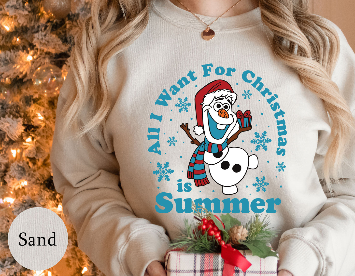 Cute Olaf Disney Frozen Sweatshirt